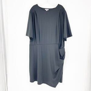 Future Collective Fit & Flare Black Dress 2X